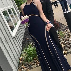 Navy prom dress!